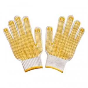 polkadot gloves