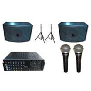 paket karaoke n: mixer + 2 speaker auderpro + mic kabel auderpro