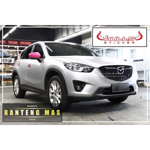 full body wrapping and cut by bulls sticker mazda cx 5 silver matte 651 car decal with oracal material