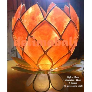 capiz lotus table lamp