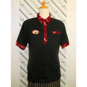 seragam kaos kombinasi batik