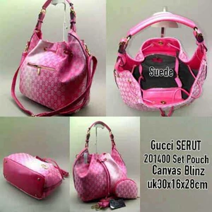 gucci serut 201400# canvas blink set pouch super