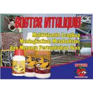 boster vitaliquid : multivitamin pertumbuhan ikan dan udang