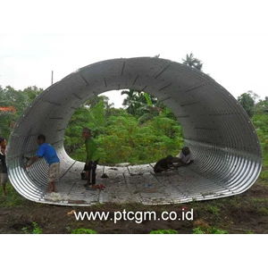 pipa baja corrugated steel pipe multi plate pipe arches-5
