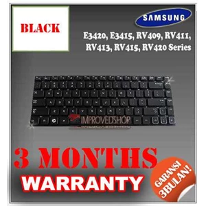 keyboard notebook/ netbook/ laptop samsung e3420, e3415, rv409, rv411, rv413, rv415, rv420 original/ asli