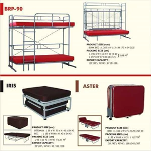 bunk bed, folding bed and ottoman bed