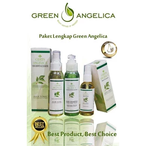 green angelica paket maximal treatment penumbuh rambut botak