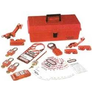 personal lockout kits electrical, valve and combined lockout, tagout organizers