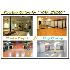 lantai untuk yoga studio