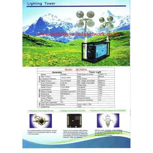 mcwel light tower type ; ml1000-8 generator set