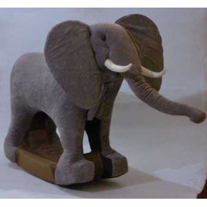 boneka gajah bisa dinaiki mainan anak yang lucu si kambi