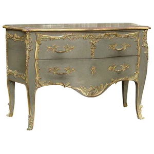 high class furniture nakas antik ukiran keriting mebel jepara cat warna abu abu klasik