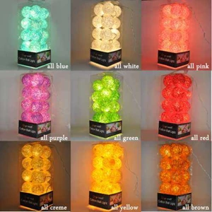 cotton ball string light 20 led 2, 5 meters-2