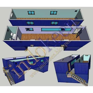 office container 2x40 feet