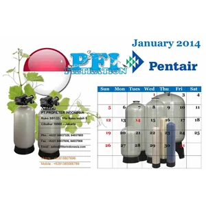 pentair 1865 filter tank frp 18 inch with manual valve 3 way