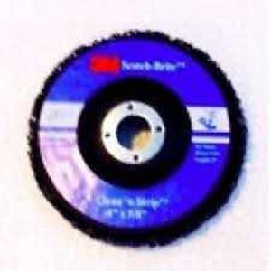 scotch-brite™ clean and strip disc, 4 in x 5/ 8 in ( amplas