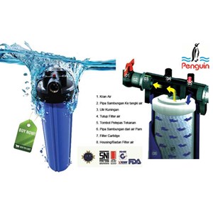 filter air pinguin efektif, untuk rumah tangga dan indutri