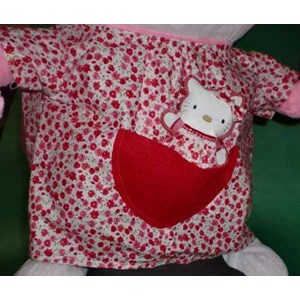 boneka hello kitty : bisa dinaiki dan ganti baju si kambi