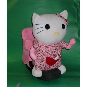 boneka hello kitty : bisa dinaiki dan ganti baju si kambi-2