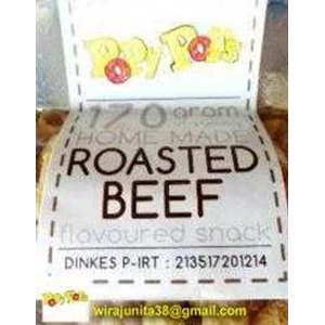 popy pops snack rasa roasted beef ( bf)