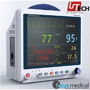 patient monitor termurah hanya rp.13.5jt layar 12 inch, merk utech type pm5000, ready stock, garansi 1 tahun