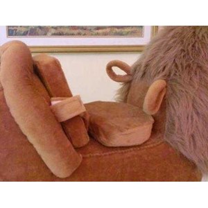 boneka singa | bisa dinaiki untuk anak balita | mainan kuda kudaan yang aman