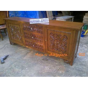 meja tv ukir jepara