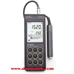 hanna hi9835 portable ec, tds, nacl, c meter
