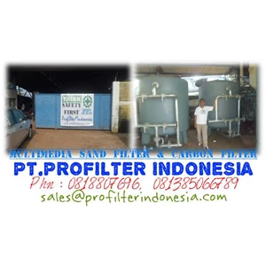 activated carbon filter 55 m3 per jam mild steel tank by profilter