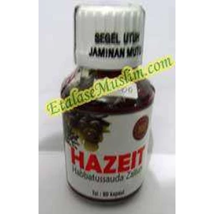 hazeit ( habbatussauda zaitun) 80 kapsul misr herba