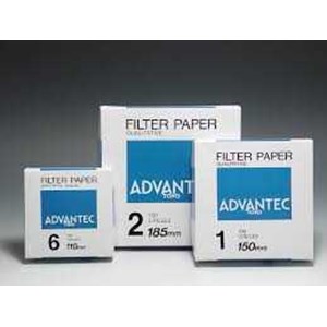advantec* qualitative filter paper, grade 1; dia: 18, 5 cm