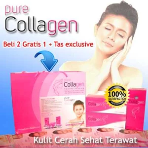 pure collagen rahasia kulit putih wanita indonesia