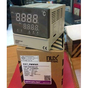 temperature controller, merek : hanyoung nux, type : dx7-3