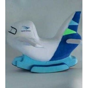 boneka pesawat terbang garuda indonesia | mainan kuda kudaan yang aman, lucu, kuat-3