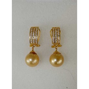 anting emas mutiara ( gam 08 )