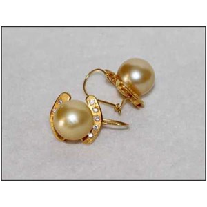 anting emas mutiara ( gam 11 )
