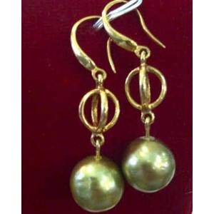 anting emas mutiara ( gam 10 )