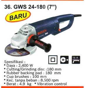 gurinda tangan gws 24-180 ( 7 ) bosch power tools