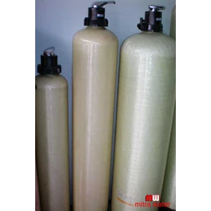 tabung filter fiber frp dengan three way valve