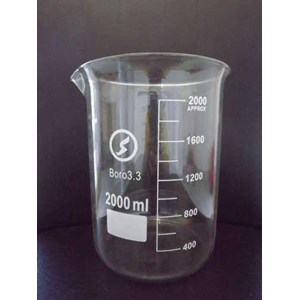 gelas beaker 2000ml