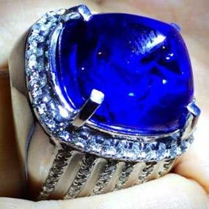 blue sapphire 37ct ceylon srilanka heated
