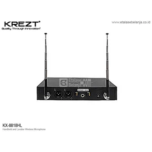 krezt kx-8818hl - mic handheld & clip-on wireless-1