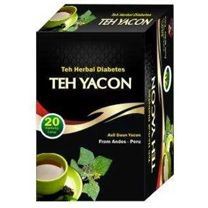 teh herbal diabetes daun yacon