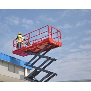 sewa mantall scissor lift full electric