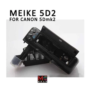 meike mk-5dii battery grip for canon dslr eos 5d ii + 1x battery 3rd party ~ surabaya-1