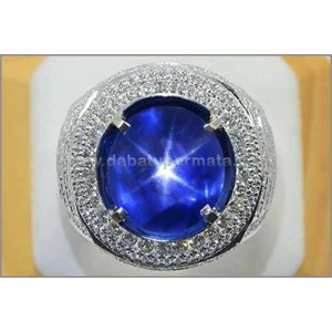 exclusive vivid royal blue sapphire star no heat - sps 213