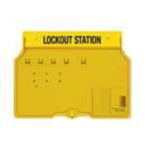 plastic 4 lock padlock station 1482b