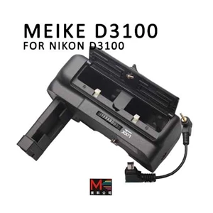meike mk-d3100 battery grip for nikon dslr d3100 / d3200 + 1x battery 3rd party ~ surabaya
