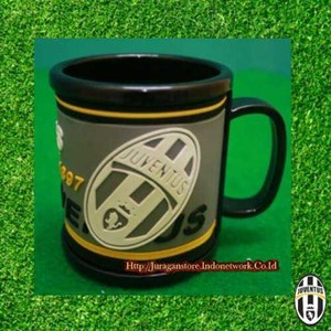 mug melamin juventus hitam-1