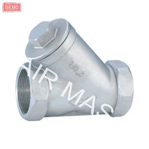 y strainer cast iron screw